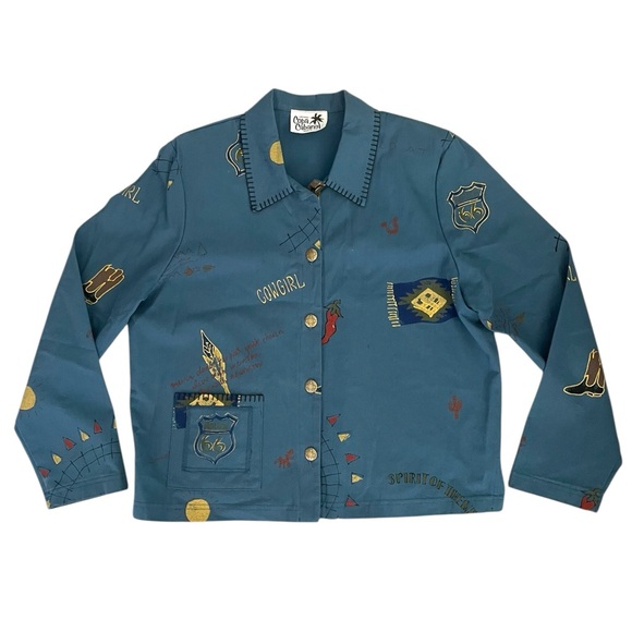 Vintage Western Copa Cabana Jacket Cowgirl Pioneer Route 66 Blazer Women’s - Picture 1 of 9